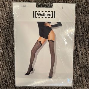 Wolford “Olivia” Tights, new in package, size Large